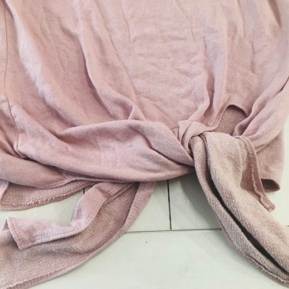 Hinge Large Pink Crew Neck Sweater from Nordstrom. Went viral on Pinterest. - Picture 3 of 5